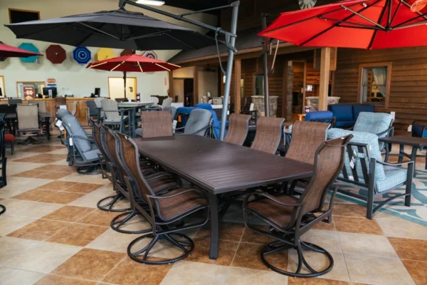 Patio Furniture Chairs and Tables and Umbrellas