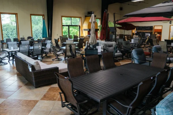 Patio Furniture Chairs and Tables and Umbrellas