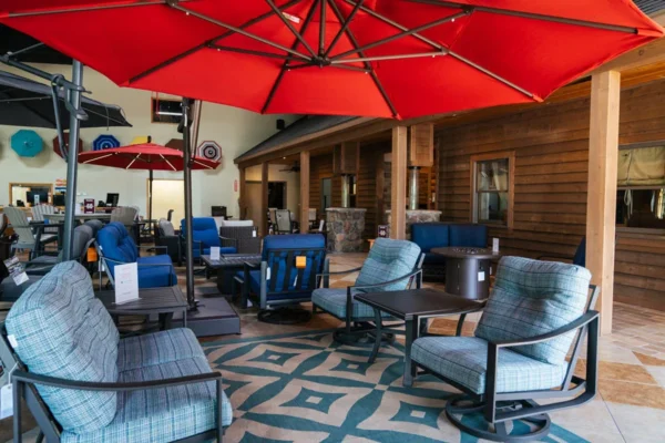 Patio Furniture Chairs and Tables and Umbrellas