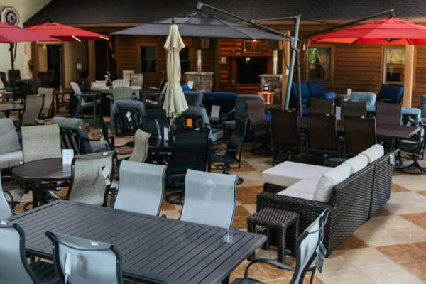 Patio Furniture Chairs and Tables and Umbrellas