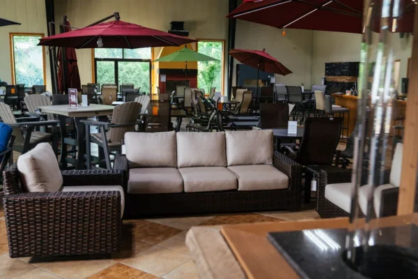 Patio Furniture Chairs and Tables and Umbrellas