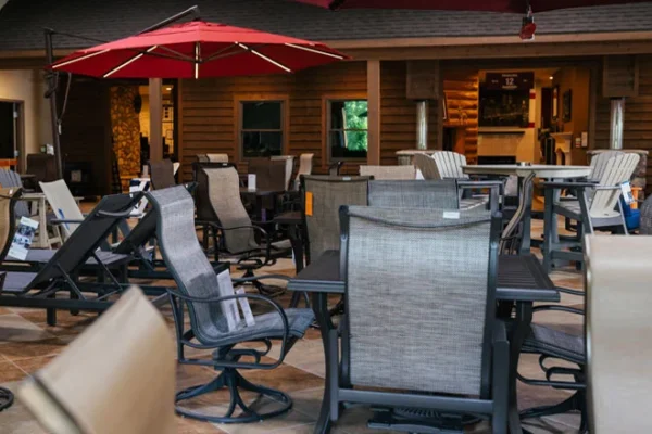 Patio Furniture Chairs and Tables and Umbrellas