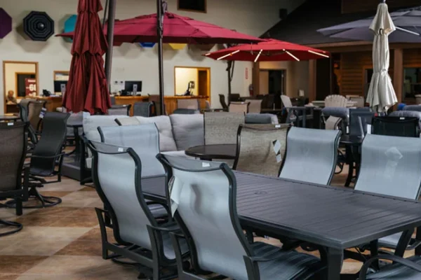 Patio Furniture Chairs and Tables and Umbrellas