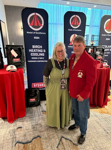 Birch Heating and Cooling Fireplace and Patio are Bryan't 2024 Medal of Excellence Winners!